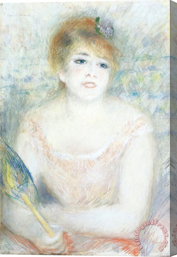Pierre Auguste Renoir Mlle. Jeanne Samary Stretched Canvas Painting / Canvas Art
