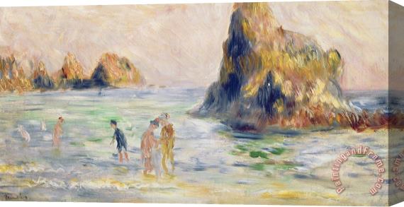 Pierre Auguste Renoir Moulin Huet Bay Guernsey Stretched Canvas Painting / Canvas Art