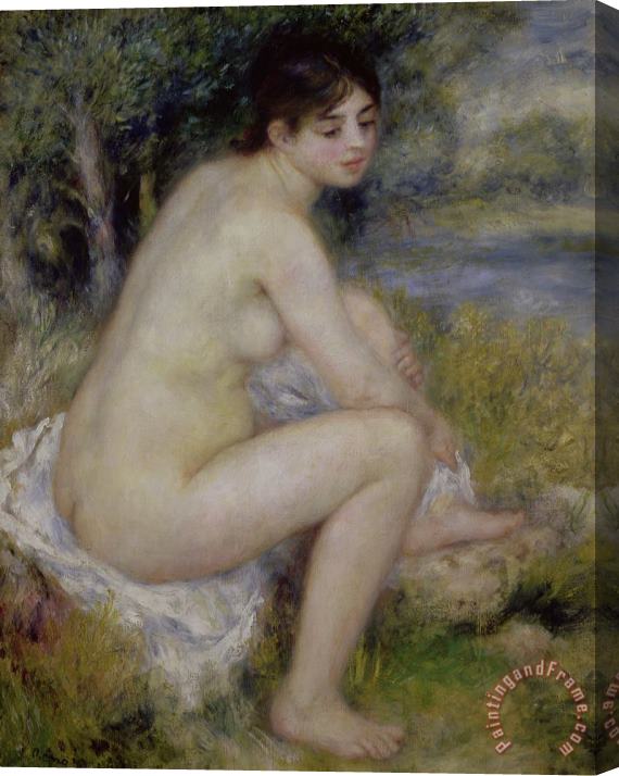Pierre Auguste Renoir Nude in a Landscape Stretched Canvas Painting / Canvas Art