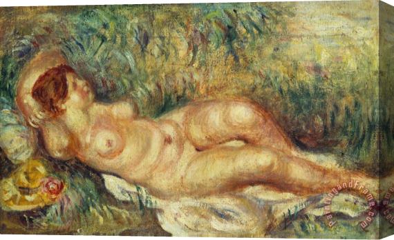 Pierre Auguste Renoir Outstretched Nude Stretched Canvas Painting / Canvas Art