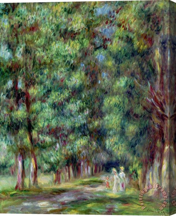 Pierre Auguste Renoir Path in a Wood Stretched Canvas Painting / Canvas Art