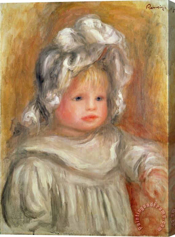 Pierre Auguste Renoir Portrait of a Child Stretched Canvas Print / Canvas Art