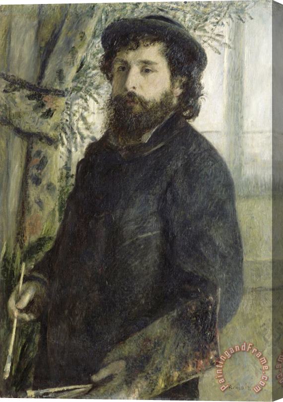 Pierre Auguste Renoir Portrait of Claude Monet (1840 1926) Stretched Canvas Print / Canvas Art