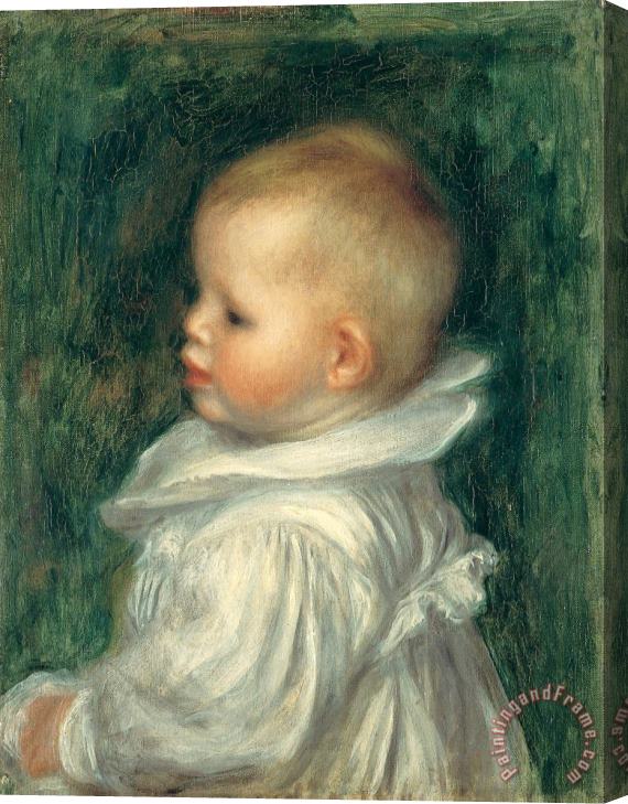 Pierre Auguste Renoir Portrait of Claude Renoir Stretched Canvas Print / Canvas Art