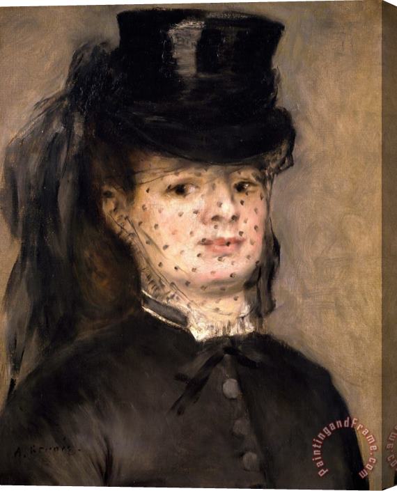 Pierre Auguste Renoir Portrait Of Madame Paul Darras Stretched Canvas Print / Canvas Art