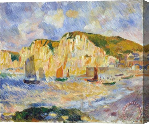 Pierre Auguste Renoir Sea And Cliffs Stretched Canvas Print / Canvas Art