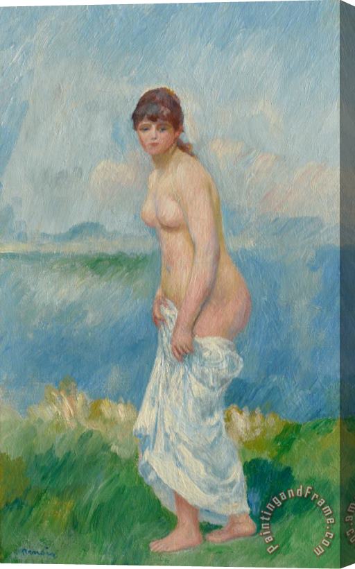 Pierre Auguste Renoir Standing Bather Stretched Canvas Print / Canvas Art