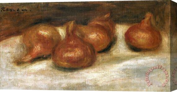 Pierre Auguste Renoir Still Life with Onions Stretched Canvas Painting / Canvas Art