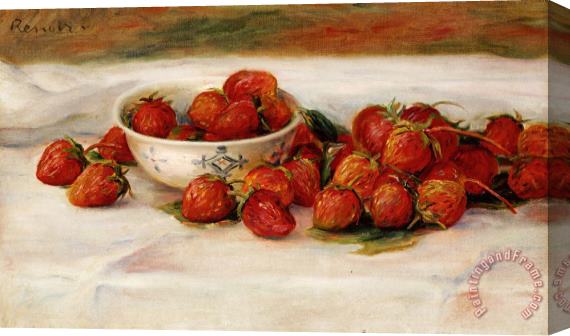 Pierre Auguste Renoir Strawberries Stretched Canvas Painting / Canvas Art