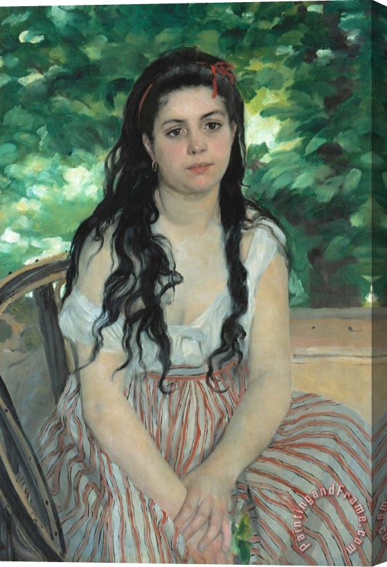 Pierre Auguste Renoir Summer/the Bohemian Stretched Canvas Print / Canvas Art