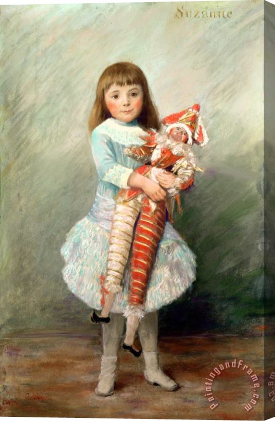 Pierre Auguste Renoir Suzanne Stretched Canvas Print / Canvas Art