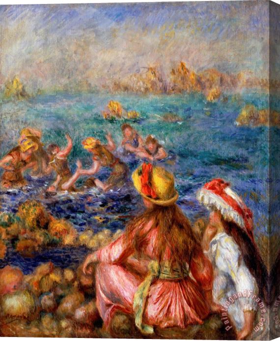 Pierre Auguste Renoir The Bathers Stretched Canvas Painting / Canvas Art