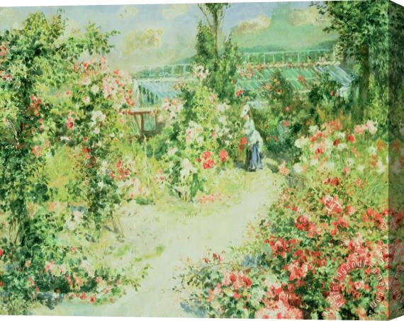 Pierre Auguste Renoir The Conservatory Stretched Canvas Print / Canvas Art