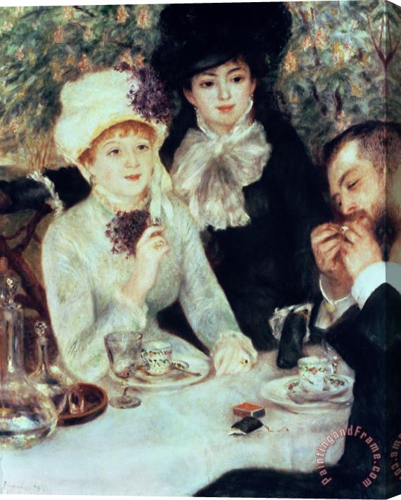 Pierre Auguste Renoir The End of Luncheon Stretched Canvas Painting / Canvas Art