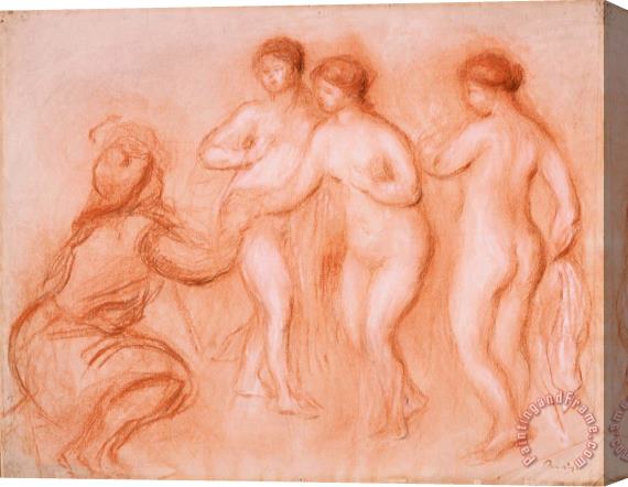 Pierre Auguste Renoir The Judgement of Paris Stretched Canvas Print / Canvas Art