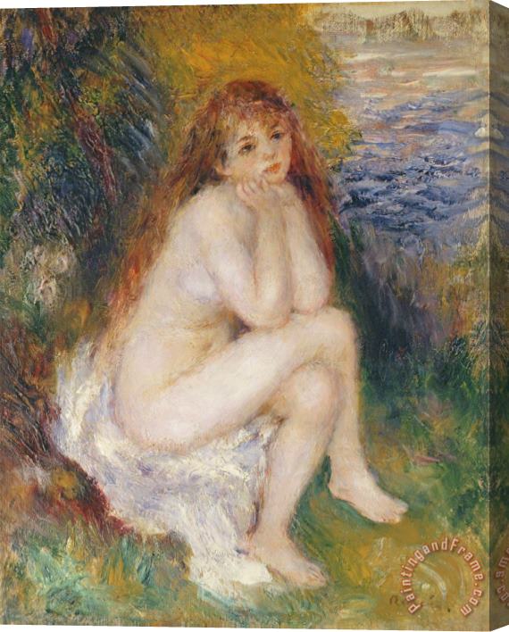Pierre Auguste Renoir The Naiad Stretched Canvas Print / Canvas Art