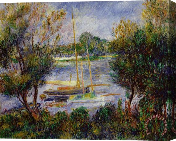 Pierre Auguste Renoir The Seine at Argenteuil Stretched Canvas Painting / Canvas Art