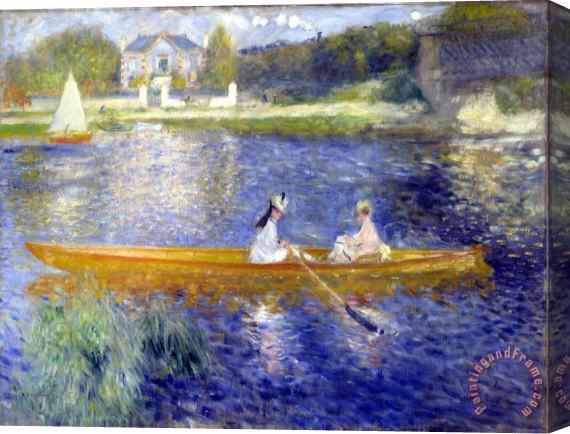 Pierre Auguste Renoir The Skiff (la Yole) Stretched Canvas Painting / Canvas Art