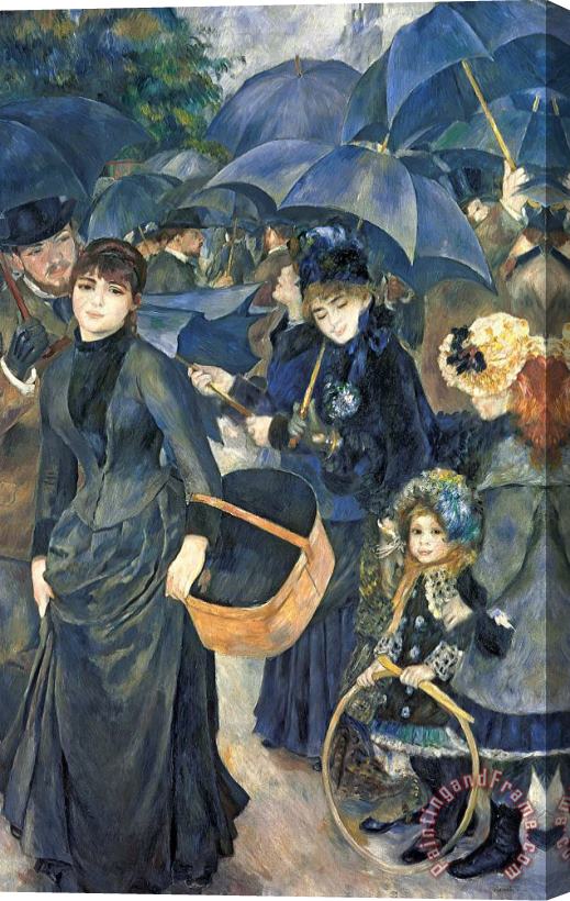 Pierre Auguste Renoir The Umbrellas Stretched Canvas Print / Canvas Art