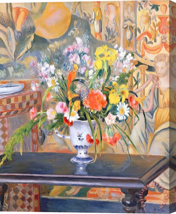 Pierre Auguste Renoir Vase of Flowers Stretched Canvas Painting / Canvas Art