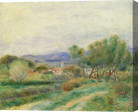 Pierre Auguste Renoir View of La Seyne Stretched Canvas Painting / Canvas Art