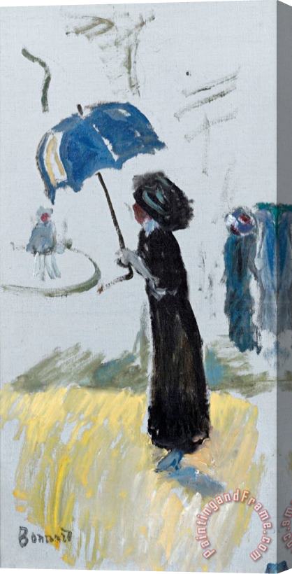 Pierre Bonnard Femme Au Parapluie Stretched Canvas Print / Canvas Art