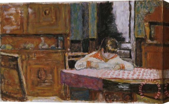 Pierre Bonnard Interior with Boy Stretched Canvas Painting / Canvas Art