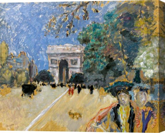 Pierre Bonnard L'arc De Triomphe Stretched Canvas Painting / Canvas Art
