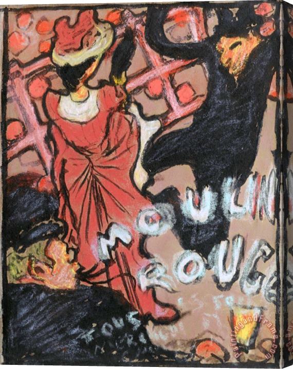 Pierre Bonnard Moulin Rouge Stretched Canvas Painting / Canvas Art