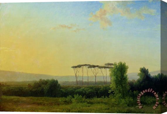 Pierre Henri de Valenciennes Roman Countryside Stretched Canvas Print / Canvas Art