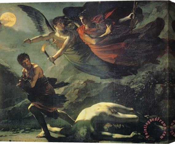 Pierre Paul Prudhon Justice And Divine Vengeance Pursuing Crime Stretched Canvas Painting / Canvas Art