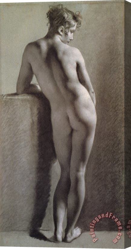 Pierre Paul Prudhon Standing Female Nude Seen From The Back Stretched Canvas Print / Canvas Art