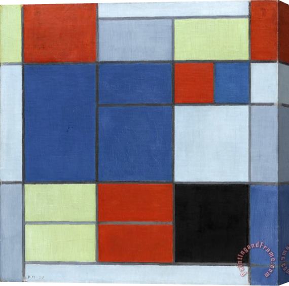 Piet Mondrian Composition C Stretched Canvas Print / Canvas Art