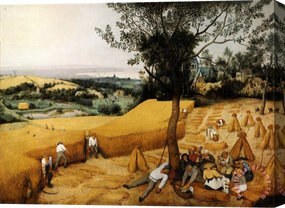 Pieter Bruegel the Elder The Harvesters Stretched Canvas Painting / Canvas Art