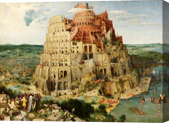Pieter Bruegel the Elder The Tower of Babel (vienna) Stretched Canvas Painting / Canvas Art