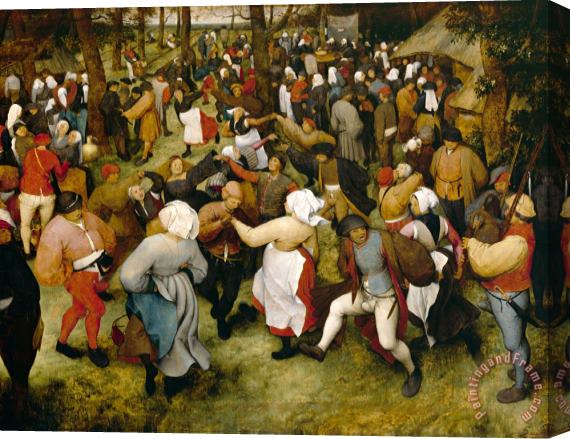 Pieter Bruegel the Elder The Wedding Dance Stretched Canvas Print / Canvas Art