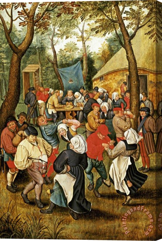 Pieter Bruegel the Elder The Wedding Feast Stretched Canvas Painting / Canvas Art