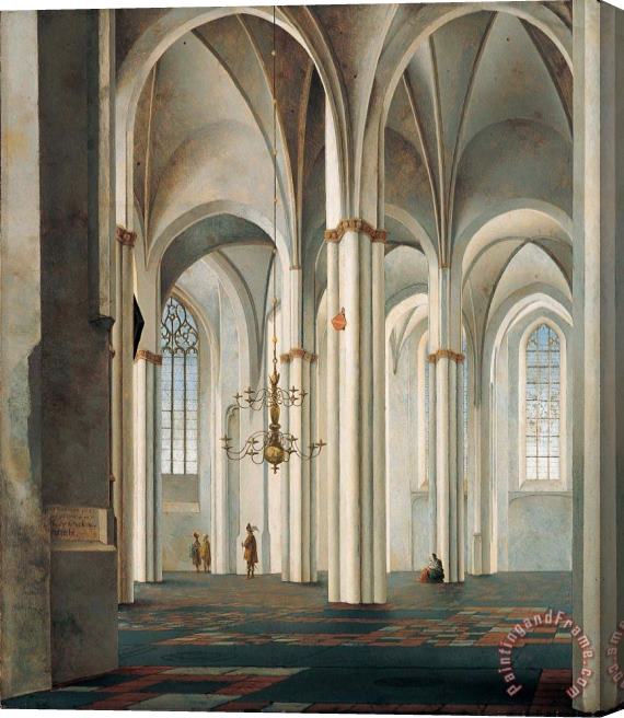 Pieter Jansz Saenredam Interior of The Buurkerk, Utrecht Stretched Canvas Painting / Canvas Art