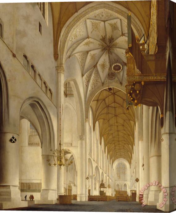 Pieter Jansz Saenredam The Interior of St Bavo's Church, Haarlem (the 'grote Kerk') Stretched Canvas Print / Canvas Art