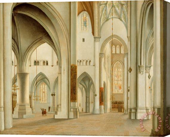 Pieter Jansz Saenredam The Interior of St. Bavo, Haarlem Stretched Canvas Painting / Canvas Art