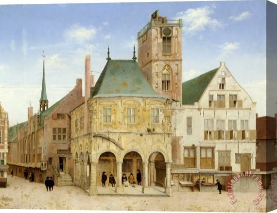 Pieter Jansz Saenredam The Old Town Hall of Amsterdam Stretched Canvas Painting / Canvas Art