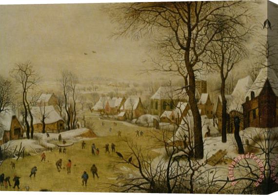 Pieter the Younger Brueghel The Bird Trip Stretched Canvas Print / Canvas Art