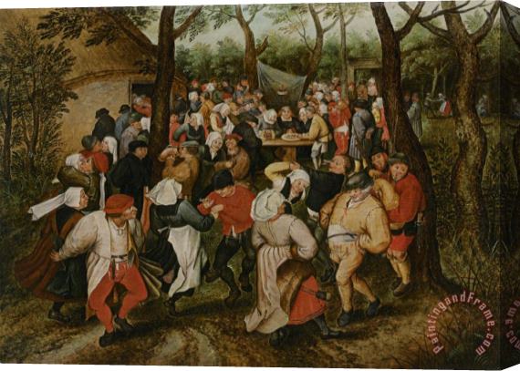 Pieter the Younger Brueghel The Wedding Dance Stretched Canvas Print / Canvas Art