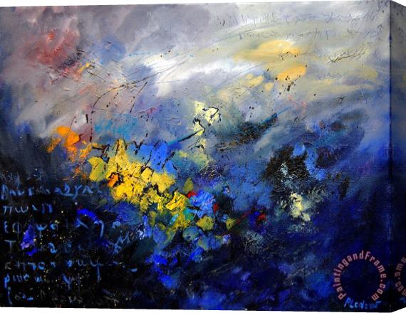 Pol Ledent Abstract 970208 Stretched Canvas Painting / Canvas Art