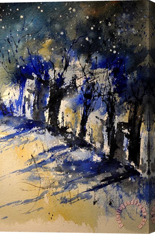 Pol Ledent Abstract Trees Stretched Canvas Painting / Canvas Art