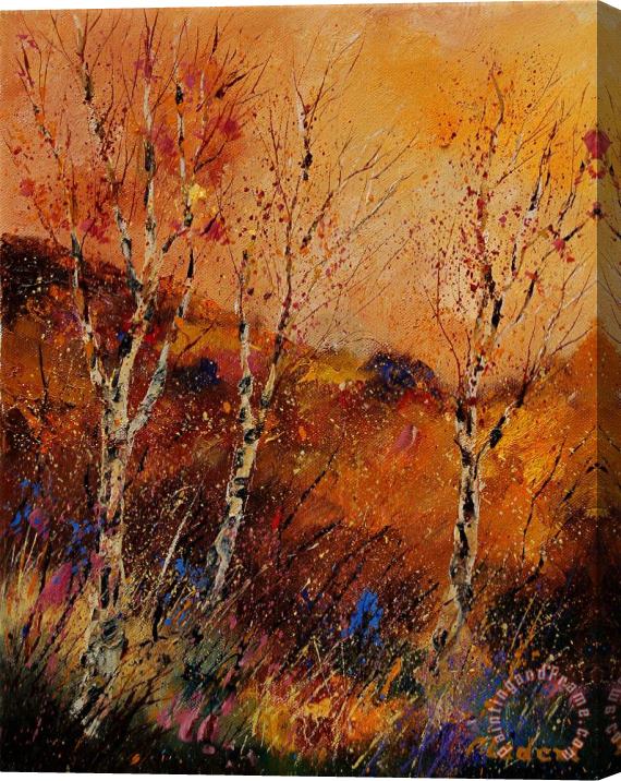 Pol Ledent Autumn landscape 45 Stretched Canvas Painting / Canvas Art