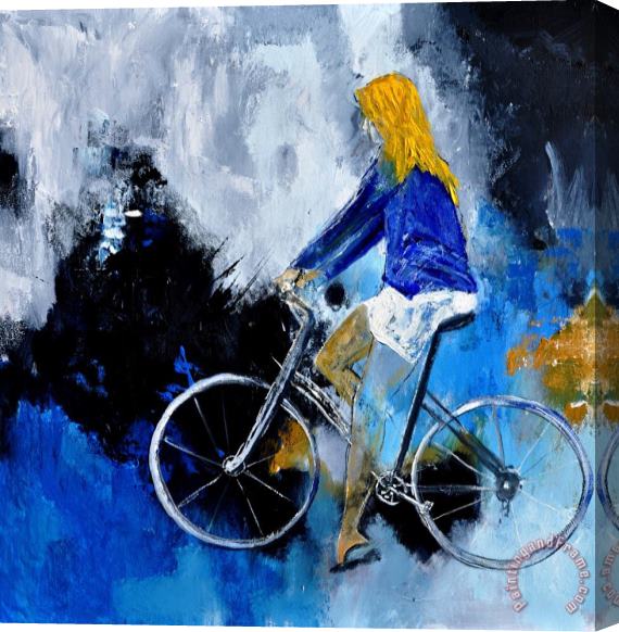 Pol Ledent Bicycle 77 Stretched Canvas Print / Canvas Art