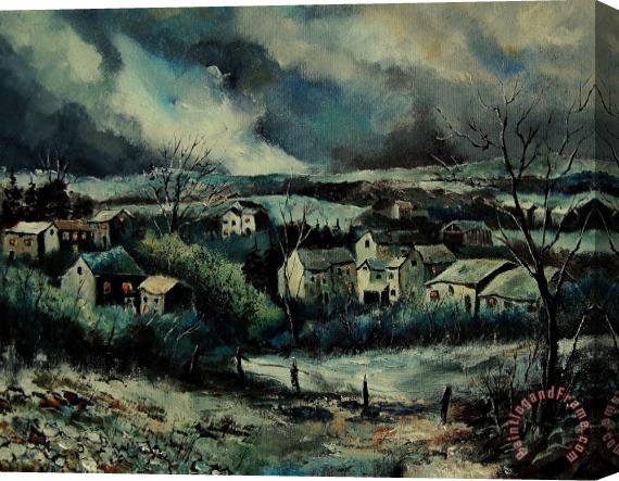 Pol Ledent Evening is falling Stretched Canvas Print / Canvas Art