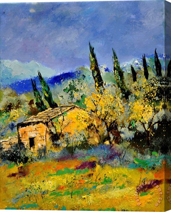 Pol Ledent Provence 452190 Stretched Canvas Print / Canvas Art