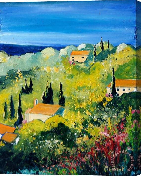 Pol Ledent Provence 459070 Stretched Canvas Painting / Canvas Art